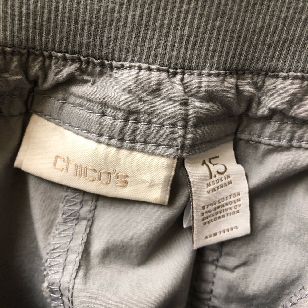 Chico’s Sz 1.5 pants with elastic waist